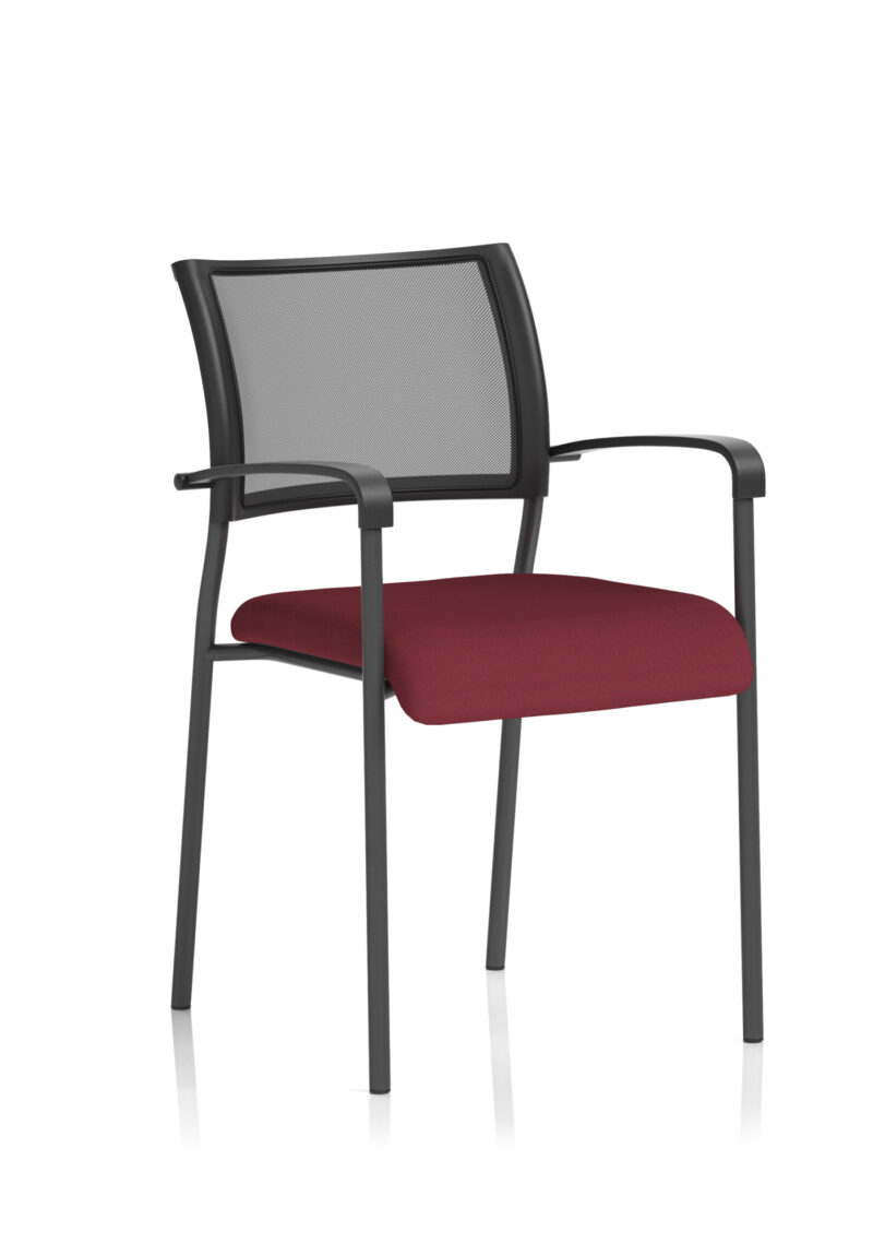 brunswick medium back stacking visitor office chair