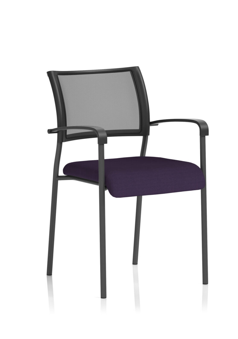 brunswick medium back stacking visitor office chair