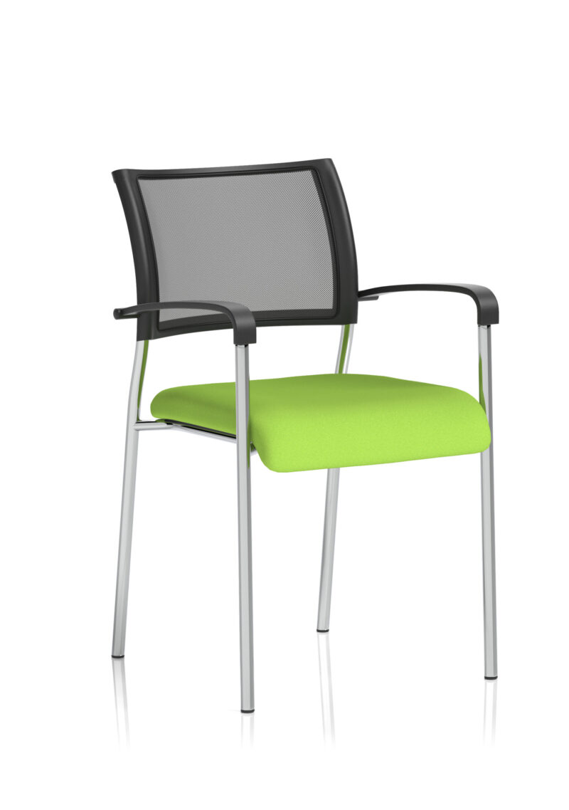 brunswick medium back stacking visitor office chair