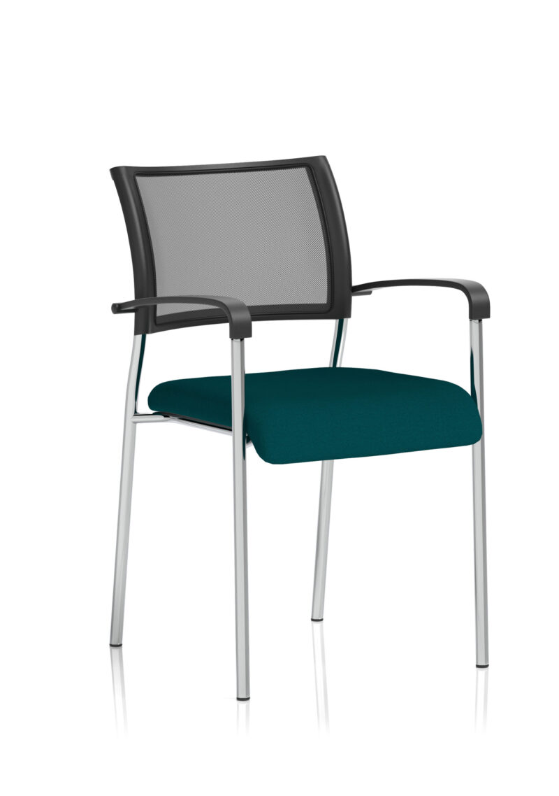 brunswick medium back stacking visitor office chair