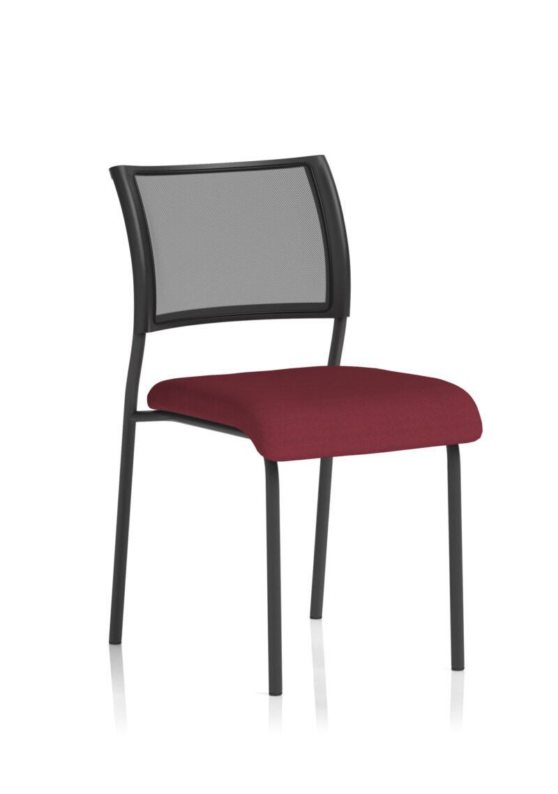 brunswick medium back stacking visitor office chair
