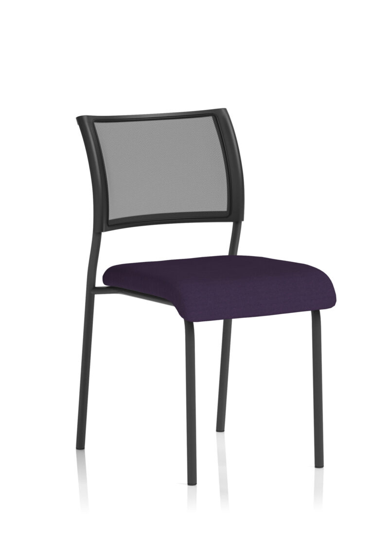 brunswick medium back stacking visitor office chair