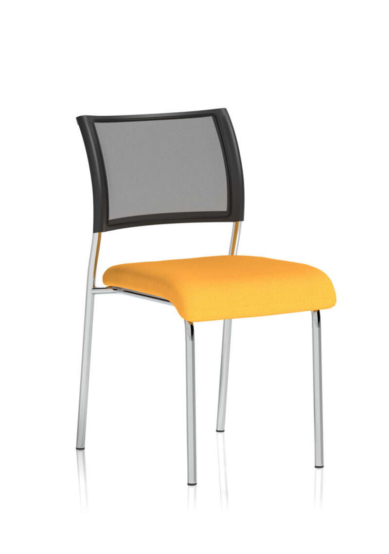 brunswick medium back stacking visitor office chair