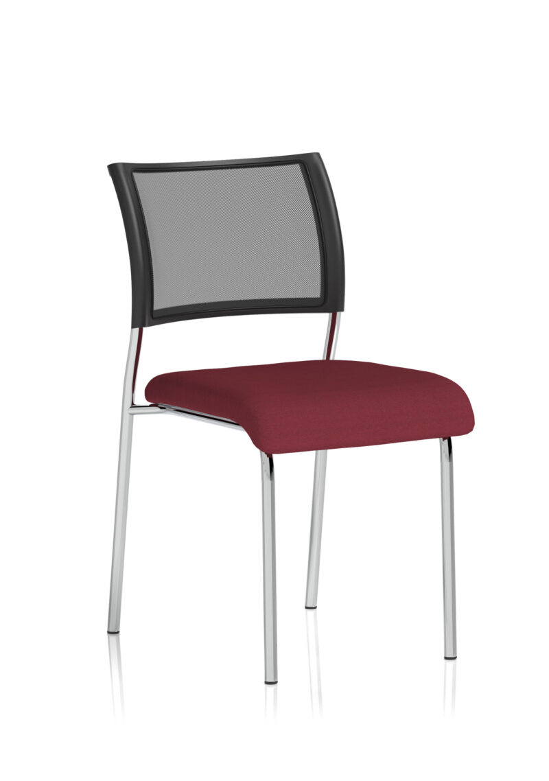 brunswick medium back stacking visitor office chair
