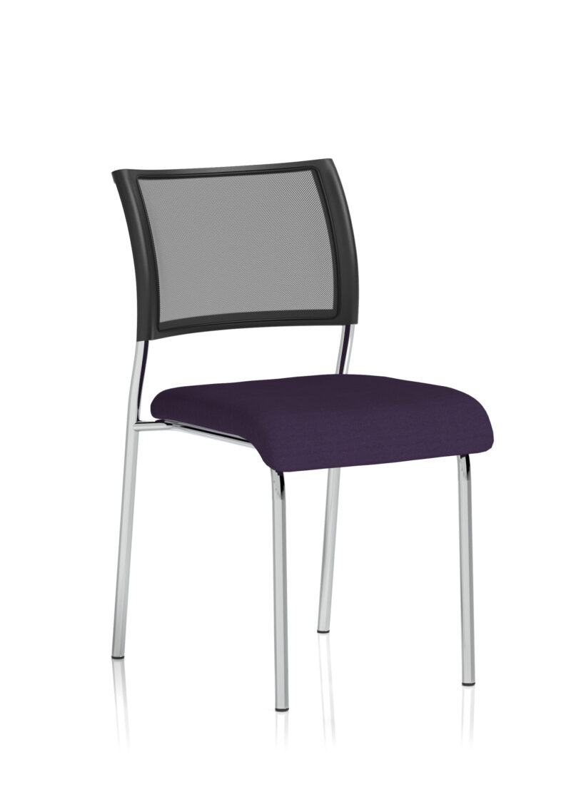 brunswick medium back stacking visitor office chair