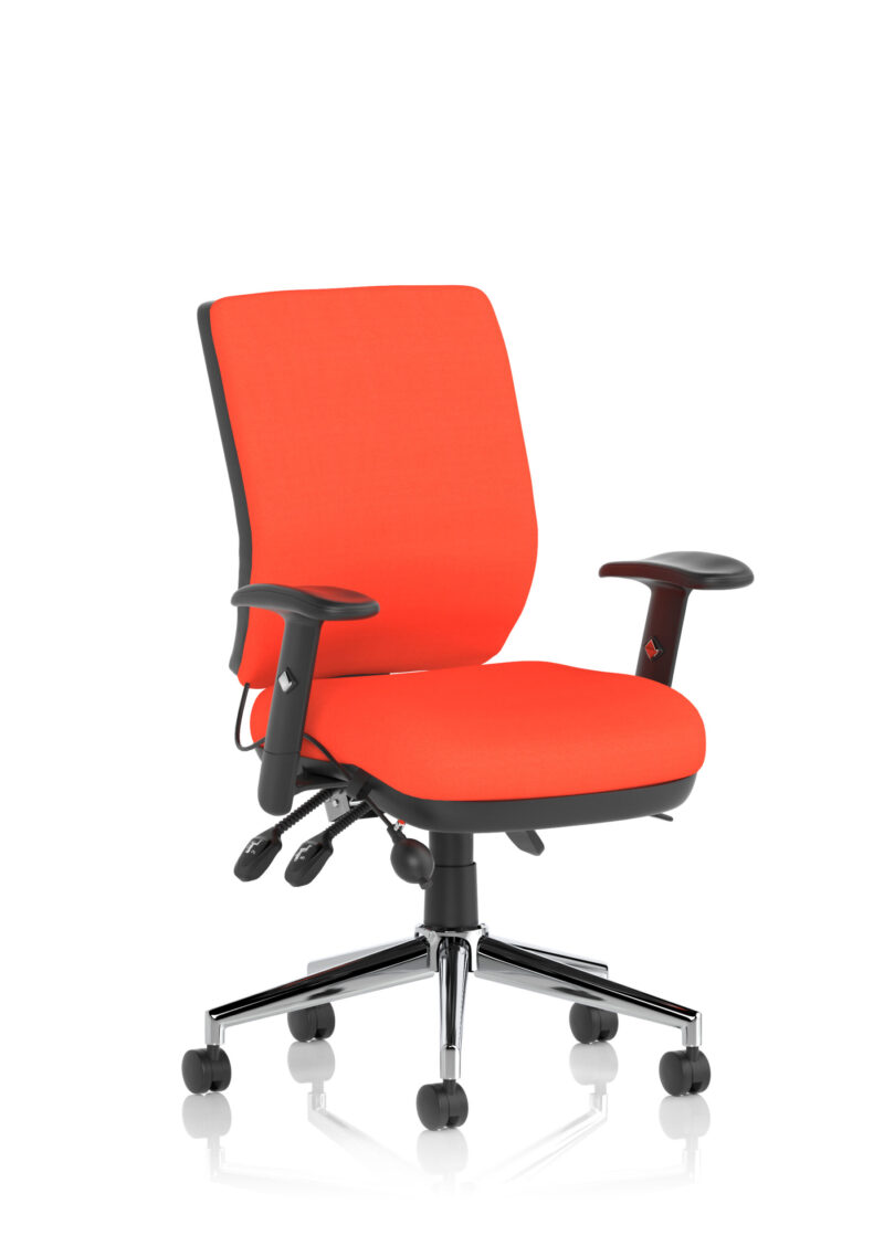 chiro medium back task operator office chair