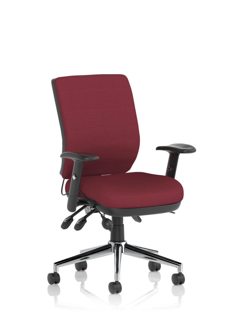 chiro medium back task operator office chair