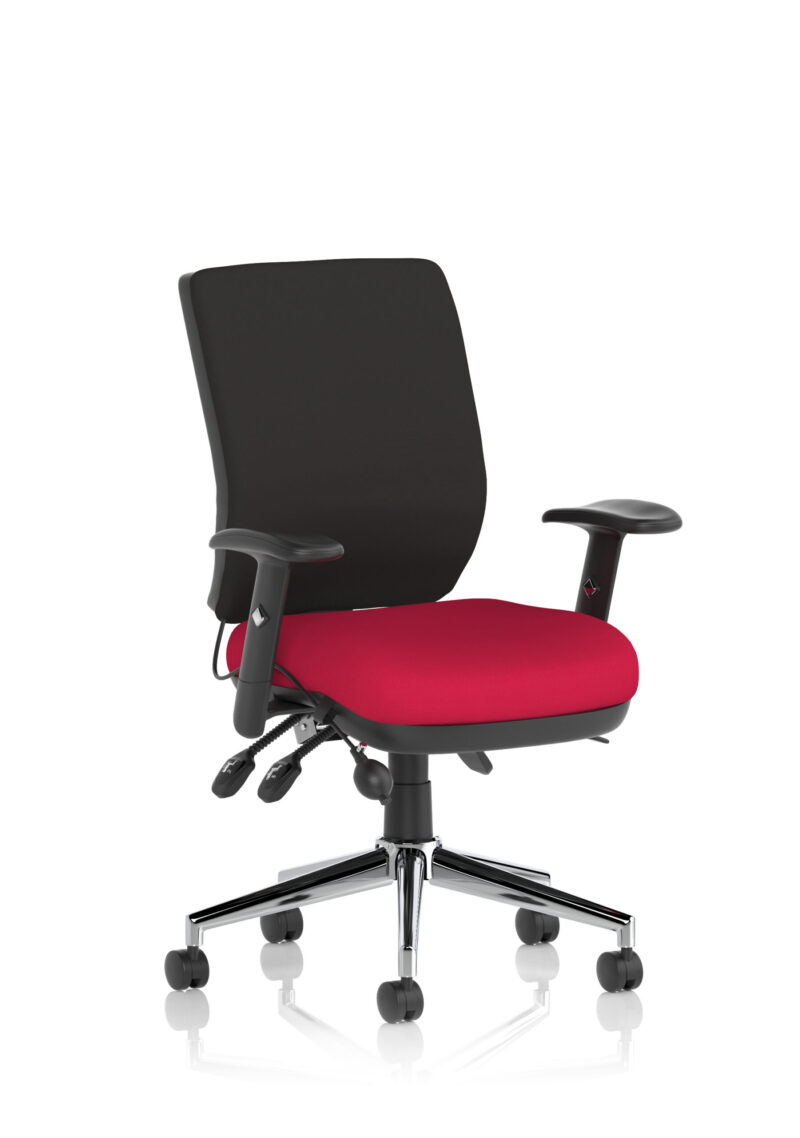 chiro medium back task operator office chair