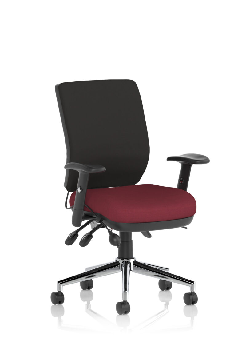 chiro medium back task operator office chair