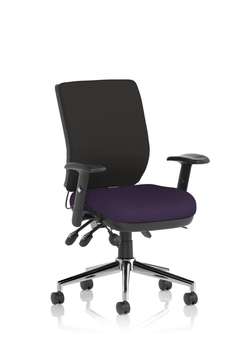 chiro medium back task operator office chair