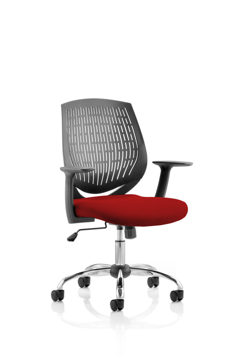 dura medium back task operator office chair with arms