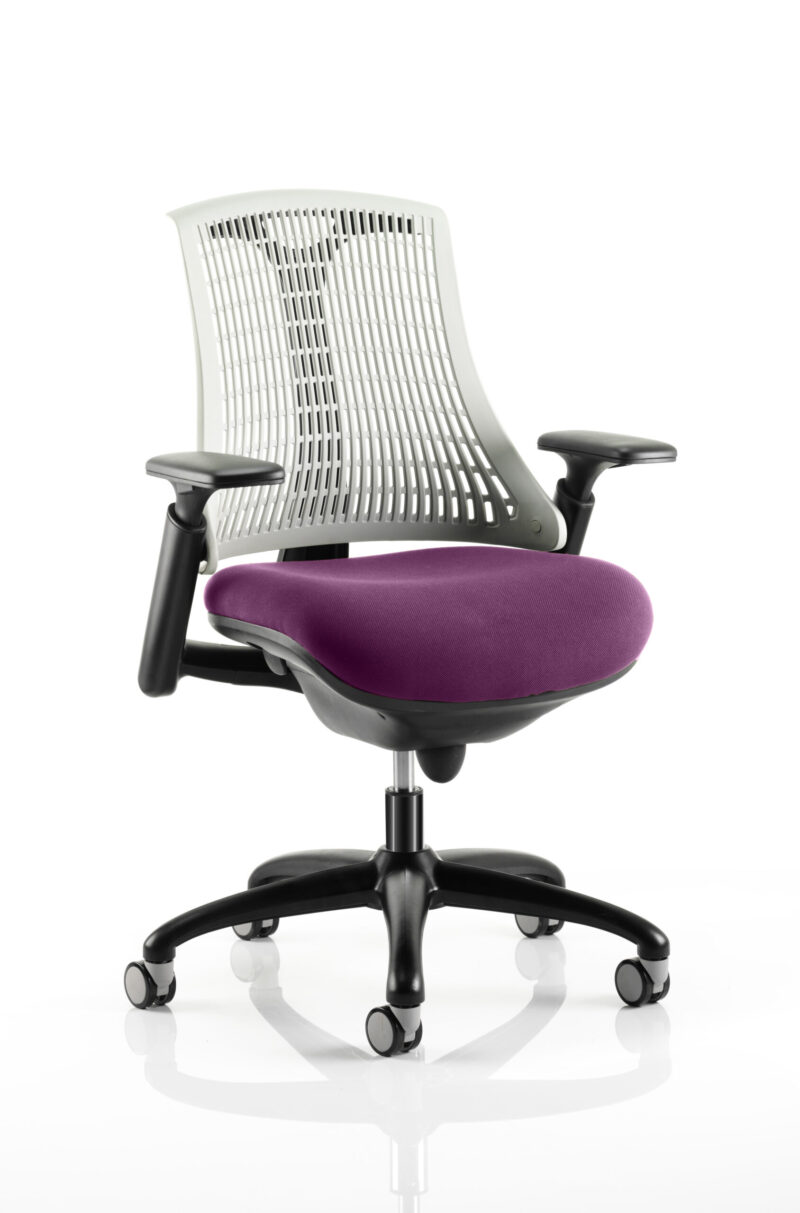 flex medium back black frame task operator office chair with arms