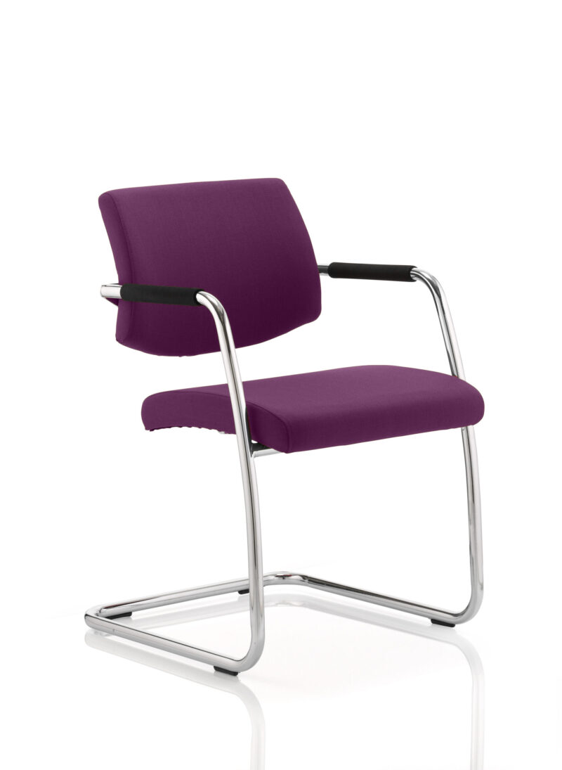 havanna medium back cantilever visitor chair with arms