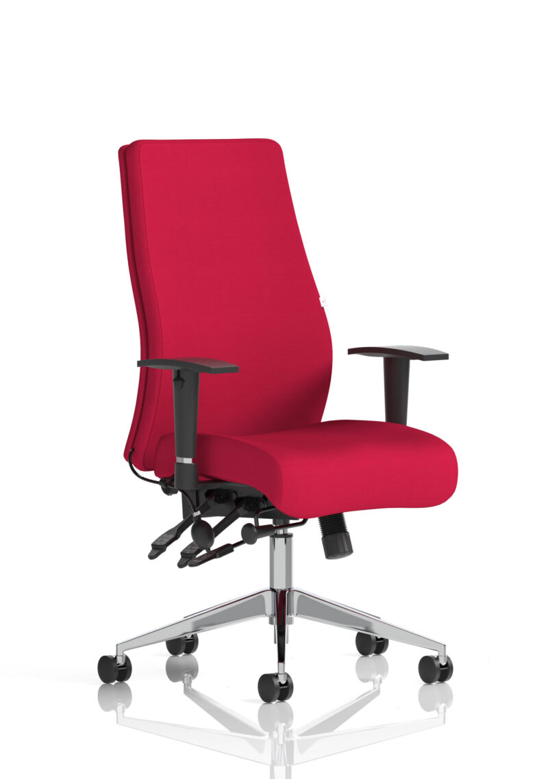 onyx high back ergonomic posture chair with height adjustable arms
