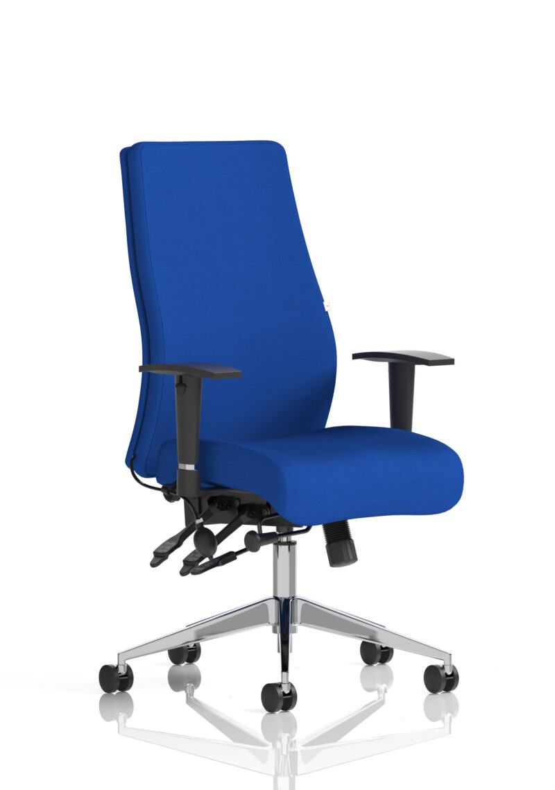 onyx high back ergonomic posture chair with height adjustable arms