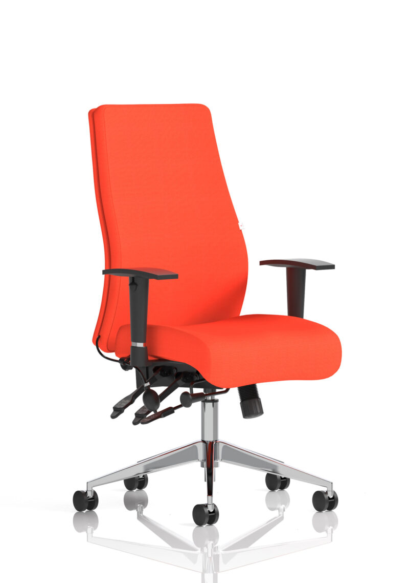 onyx high back ergonomic posture chair with height adjustable arms