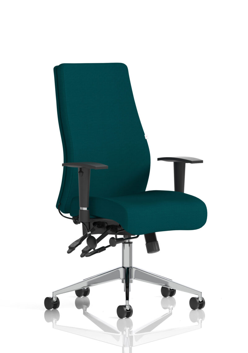 onyx high back ergonomic posture chair with height adjustable arms