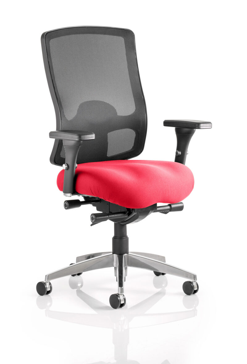 regent high mesh back ergonomic task operator office chair with arms