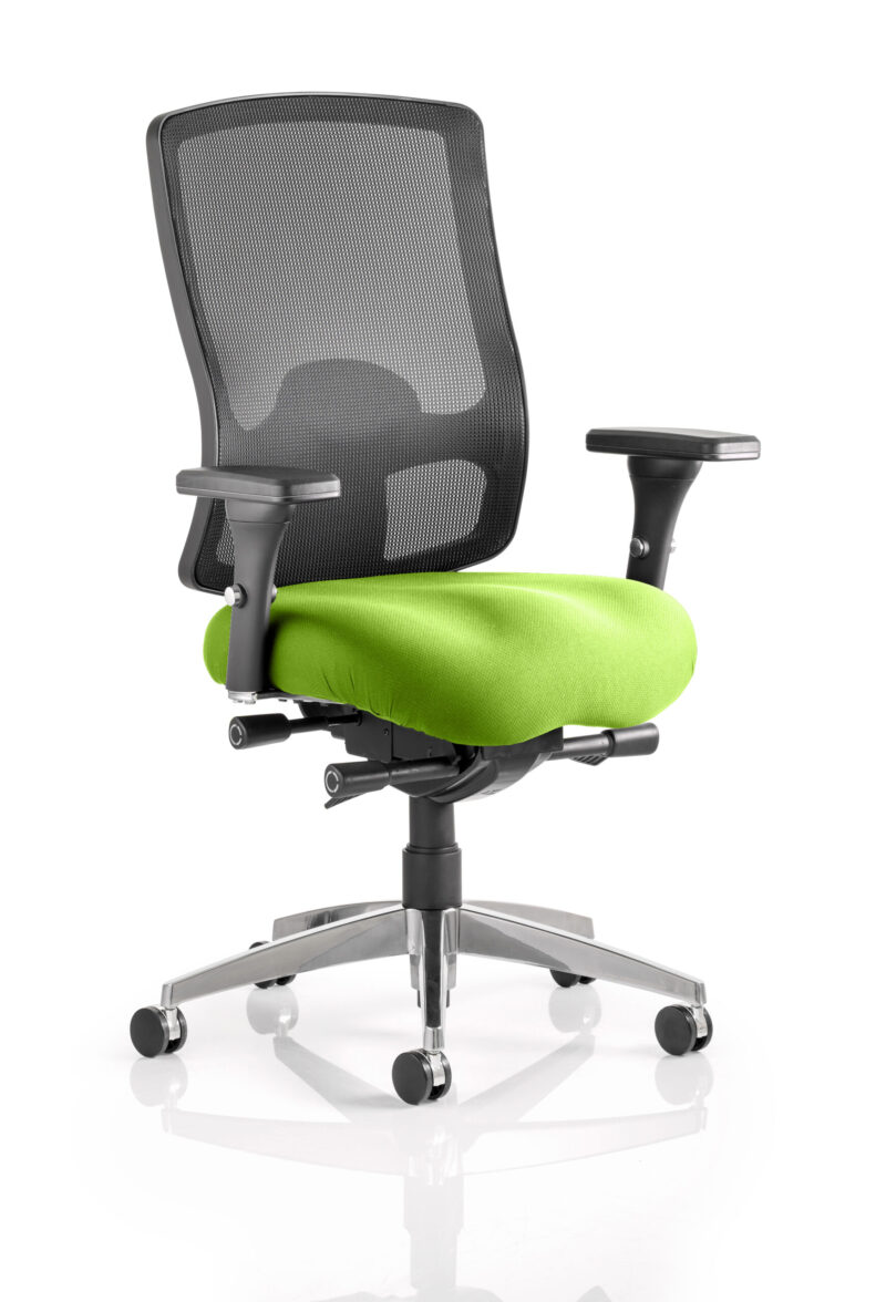 regent high mesh back ergonomic task operator office chair with arms