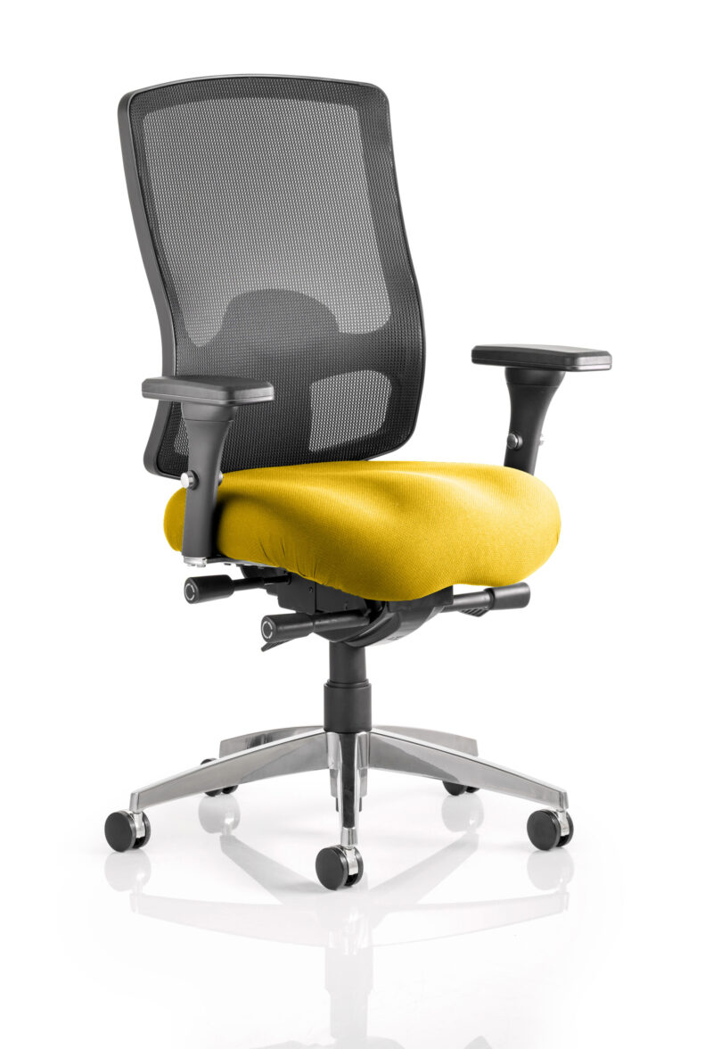regent high mesh back ergonomic task operator office chair with arms