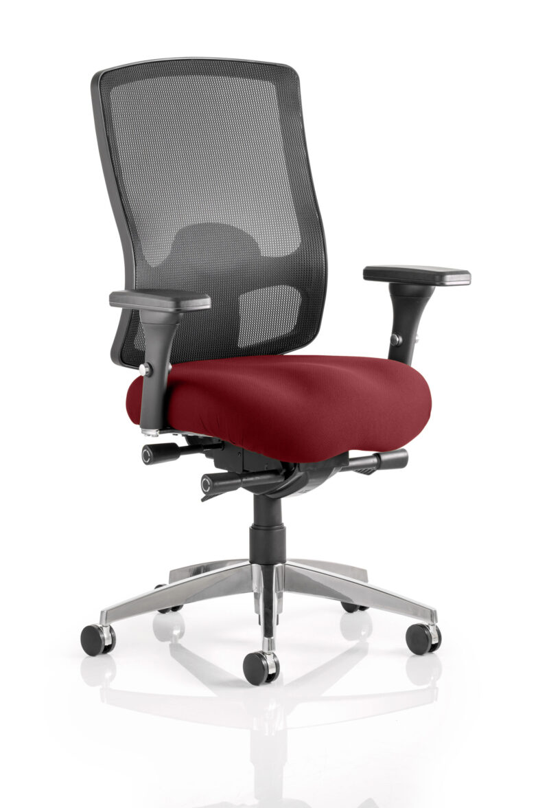 regent high mesh back ergonomic task operator office chair with arms