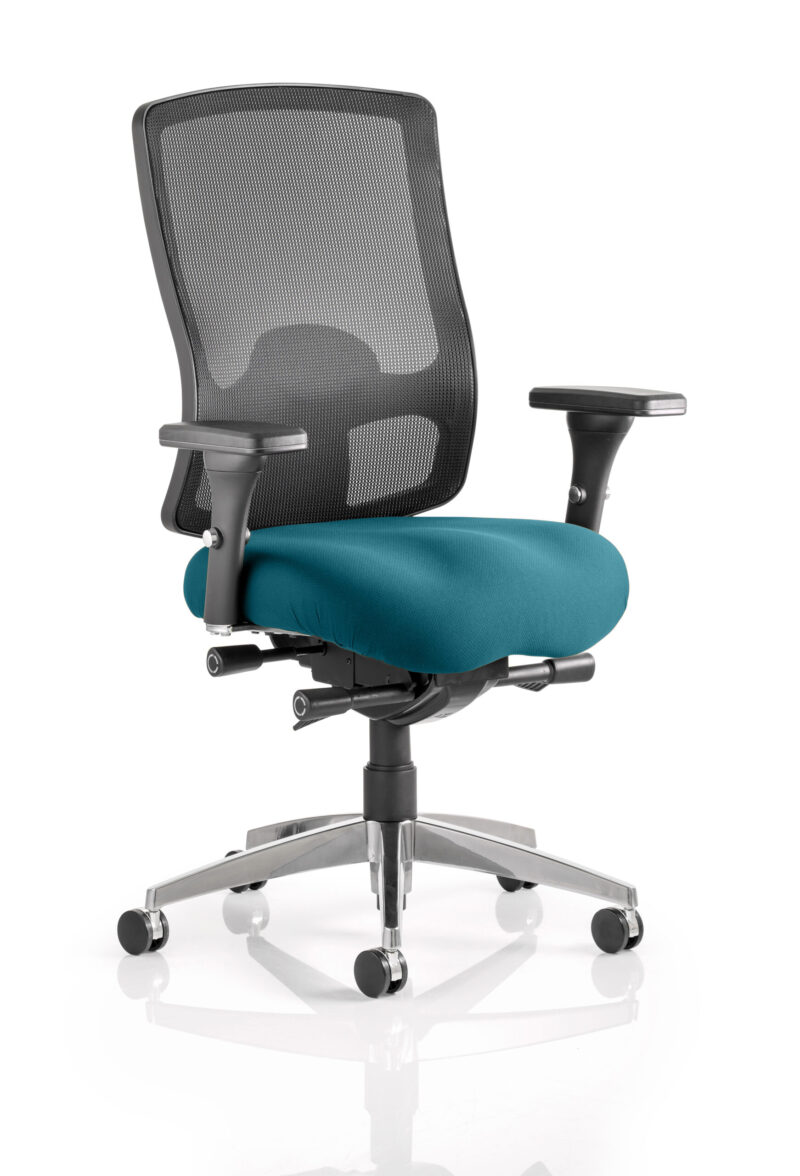 regent high mesh back ergonomic task operator office chair with arms