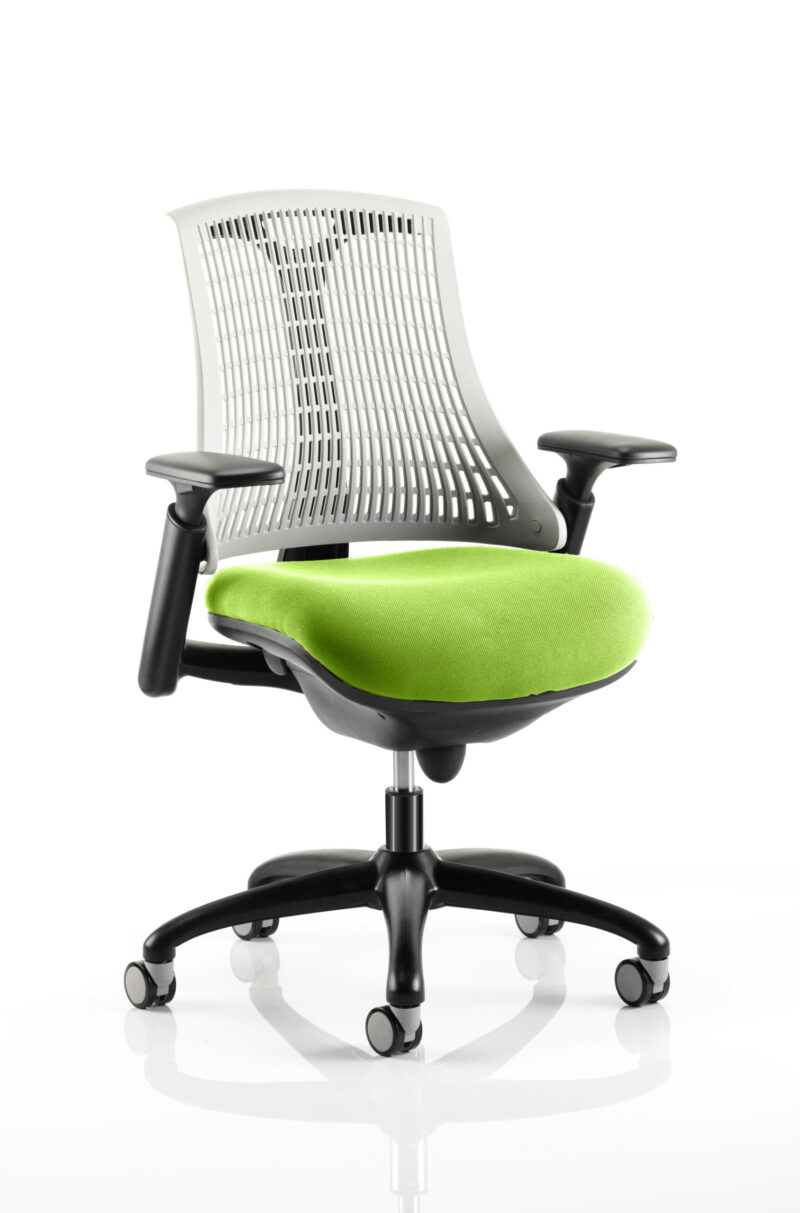 flex medium back black frame task operator office chair with arms
