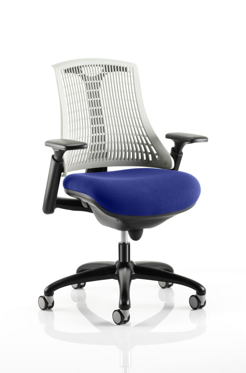 flex medium back black frame task operator office chair with arms