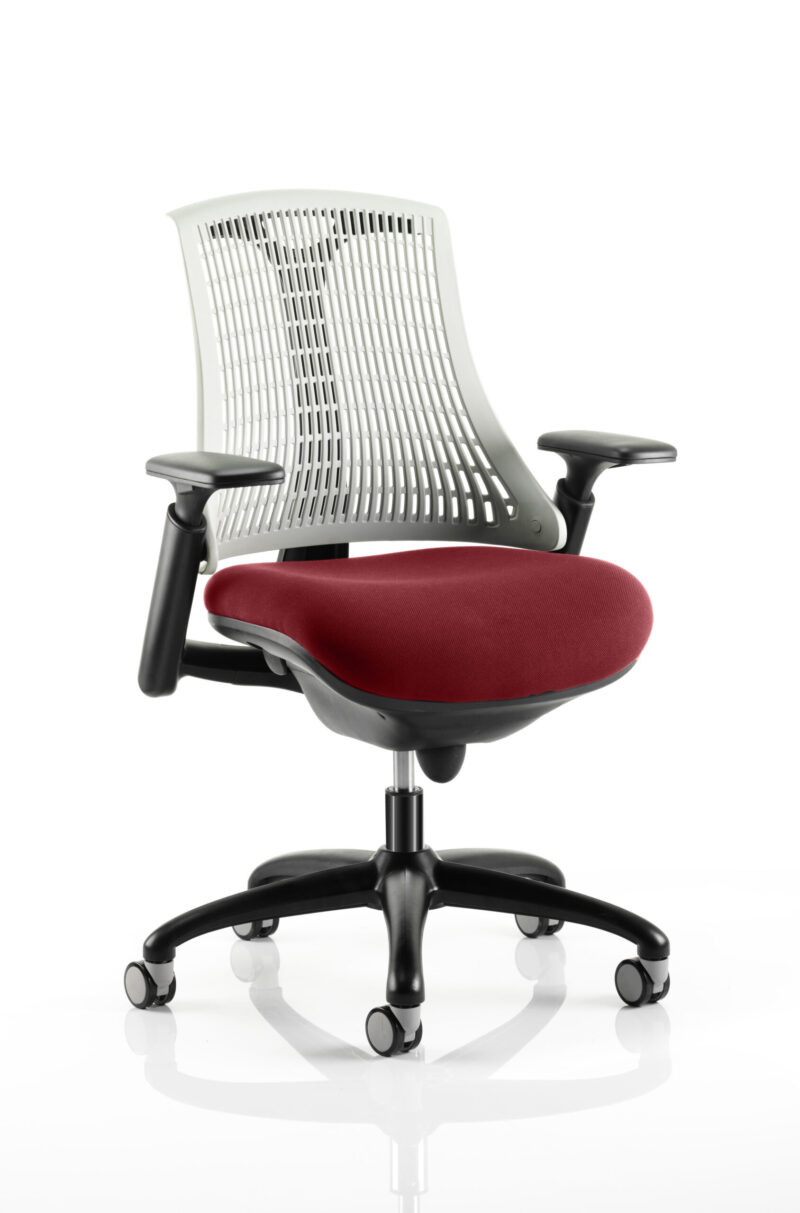 flex medium back black frame task operator office chair with arms
