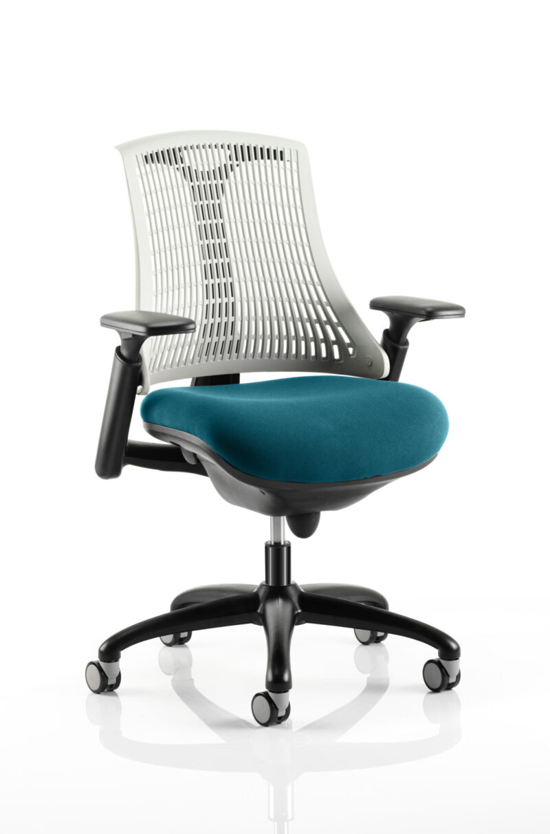 flex medium back black frame task operator office chair with arms