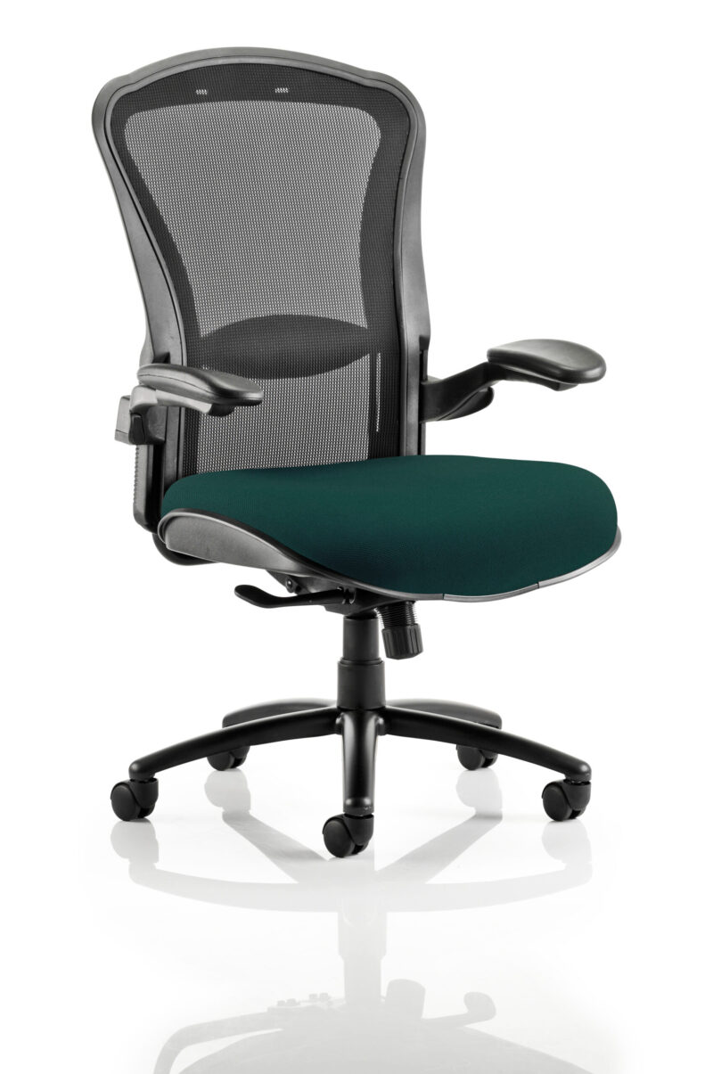 houston high mesh back heavy duty task operator office chair with arms
