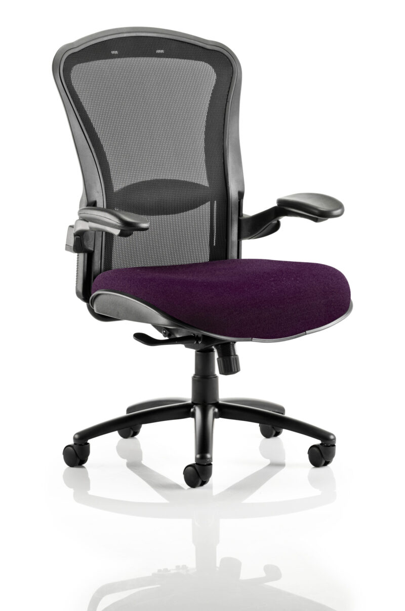 houston high mesh back heavy duty task operator office chair with arms