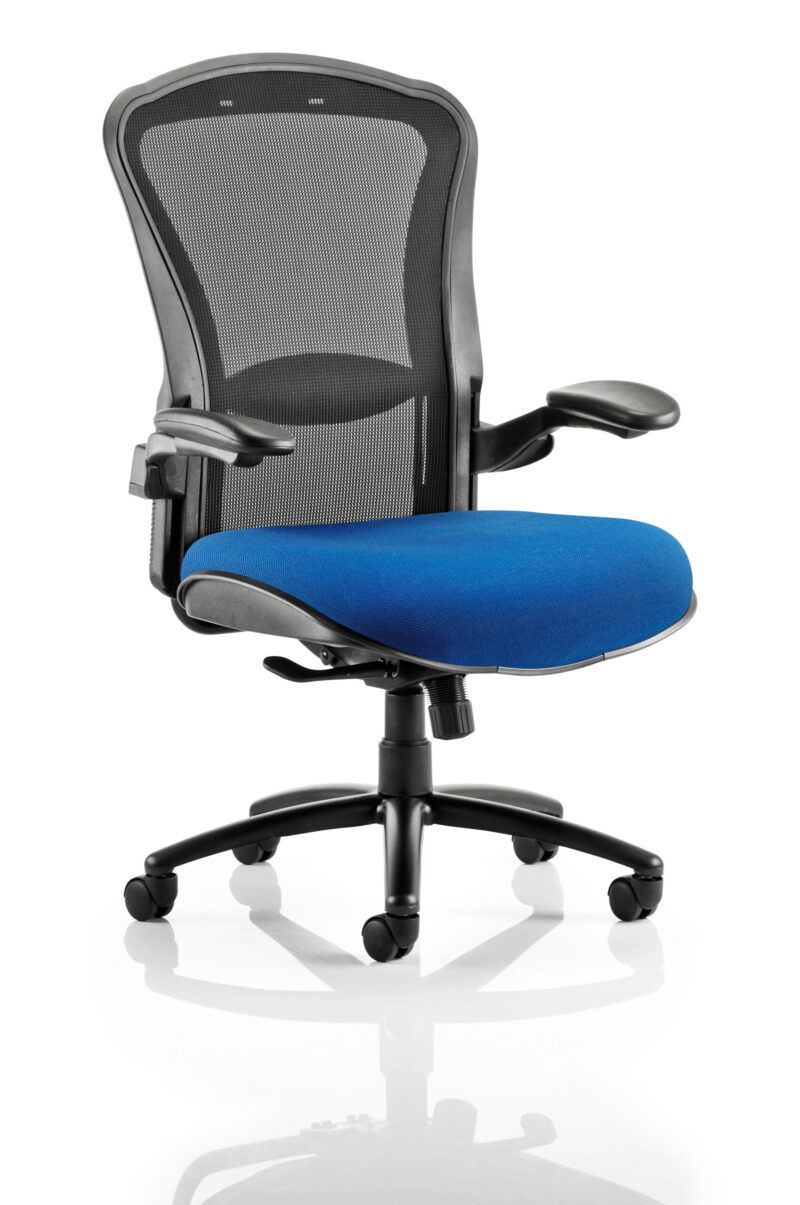 houston high mesh back heavy duty task operator office chair with arms
