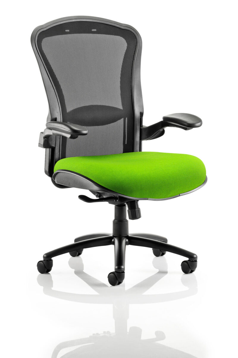 houston high mesh back heavy duty task operator office chair with arms