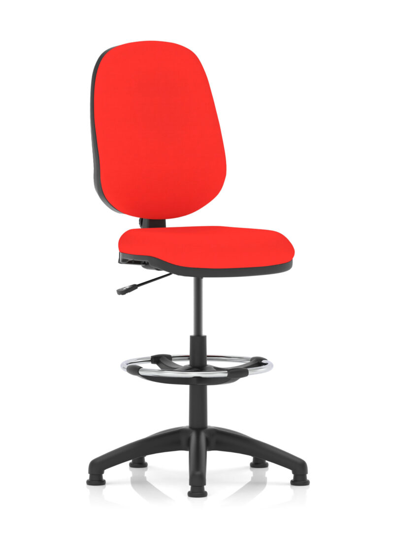 eclipse plus i medium back task operator office chair with hi rise draughtsman kit