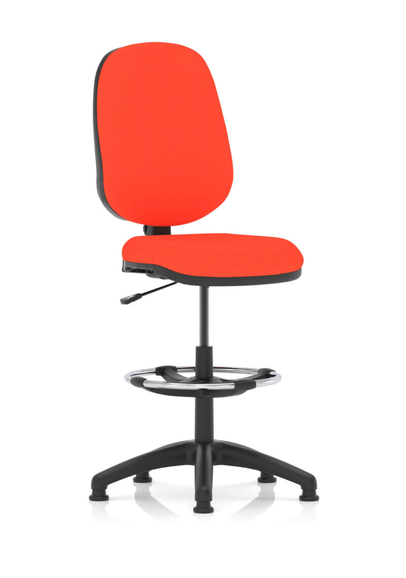 eclipse plus i medium back task operator office chair with hi rise draughtsman kit