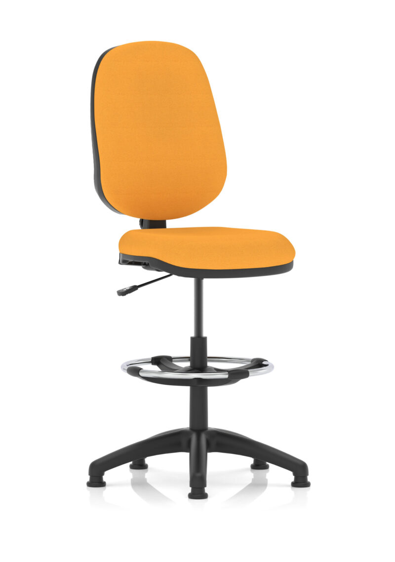eclipse plus i medium back task operator office chair with hi rise draughtsman kit