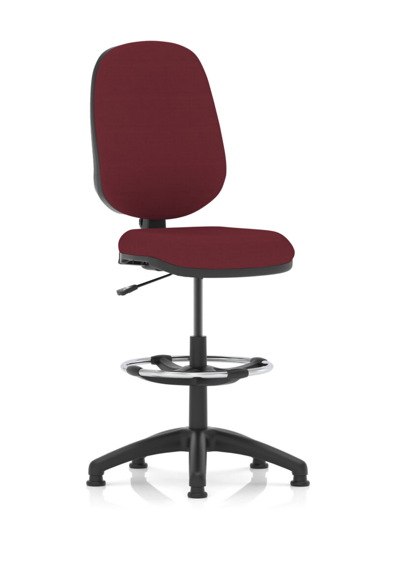 eclipse plus i medium back task operator office chair with hi rise draughtsman kit