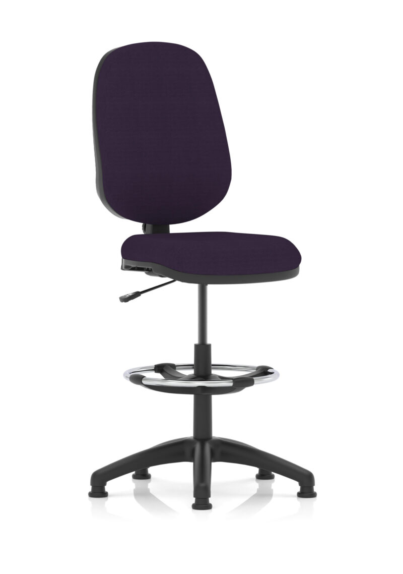 eclipse plus i medium back task operator office chair with hi rise draughtsman kit