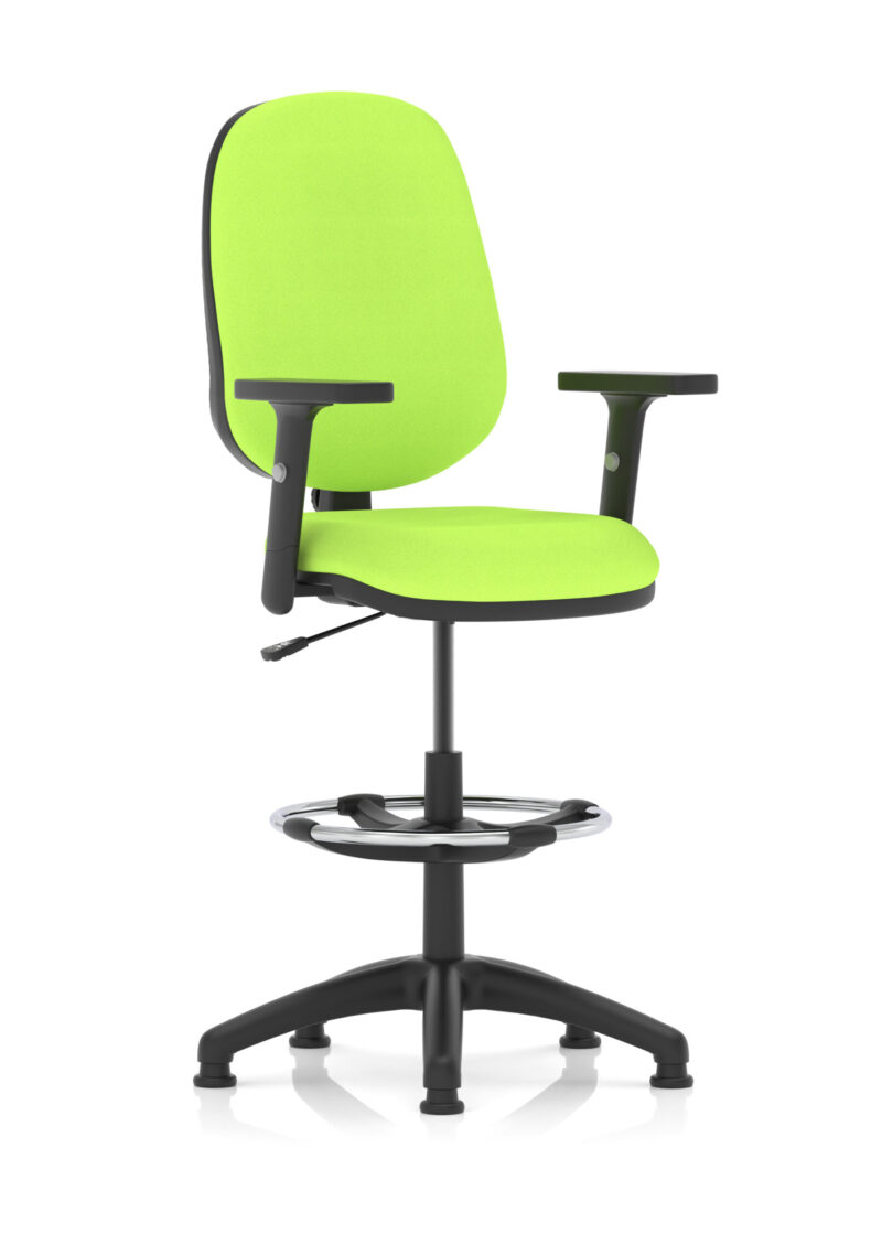 eclipse plus i medium back task operator office chair with hi rise draughtsman kit