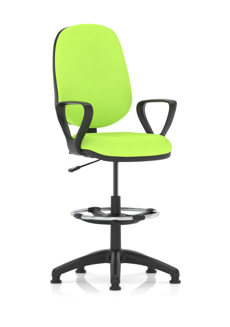 eclipse plus i medium back task operator office chair with hi rise draughtsman kit