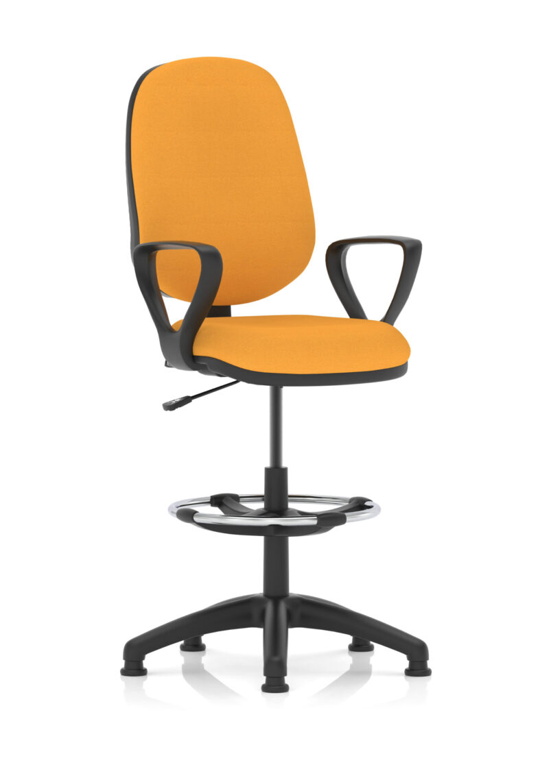 eclipse plus i medium back task operator office chair with hi rise draughtsman kit