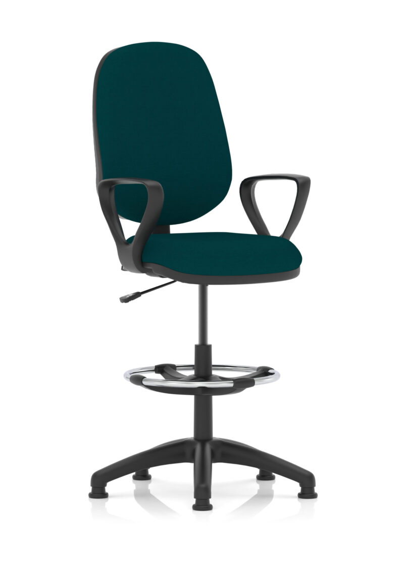 eclipse plus i medium back task operator office chair with hi rise draughtsman kit