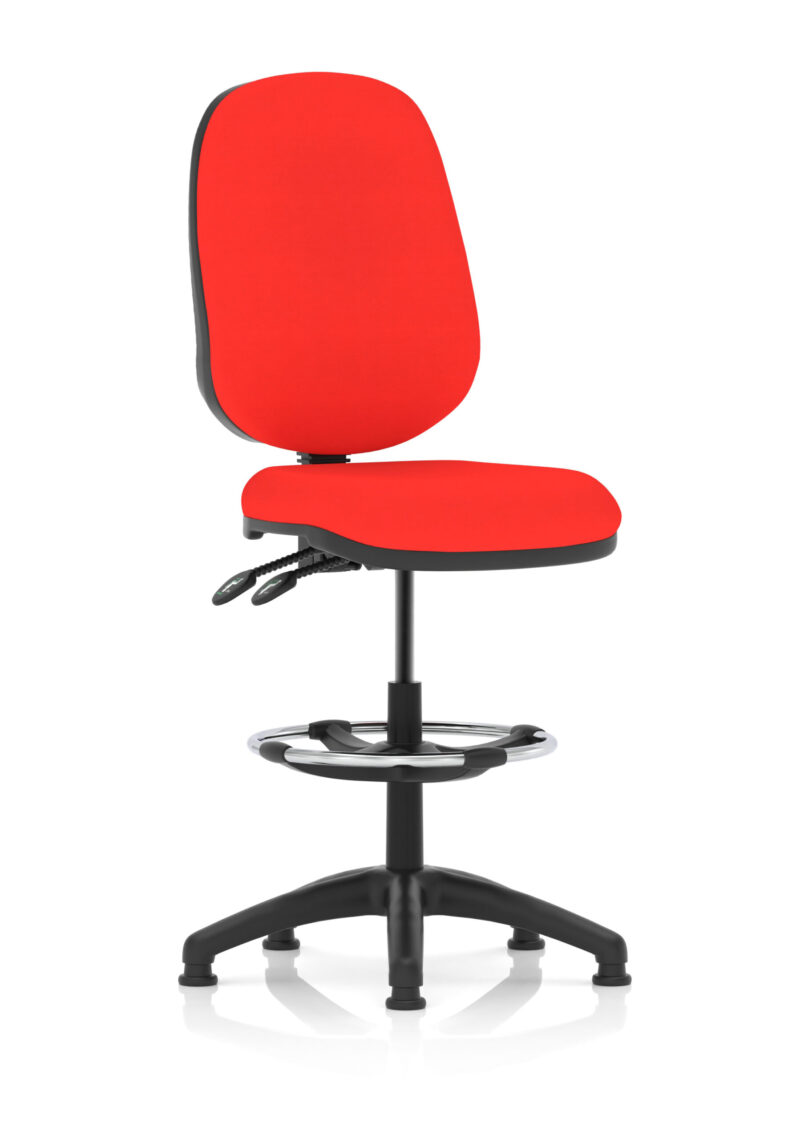 eclipse plus ii task operator office chair with hi rise draughtsman kit