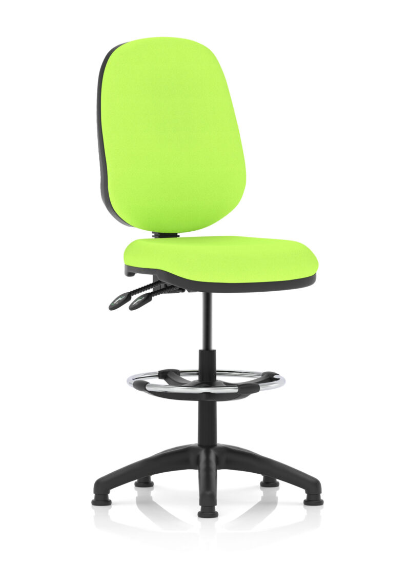 eclipse plus ii task operator office chair with hi rise draughtsman kit