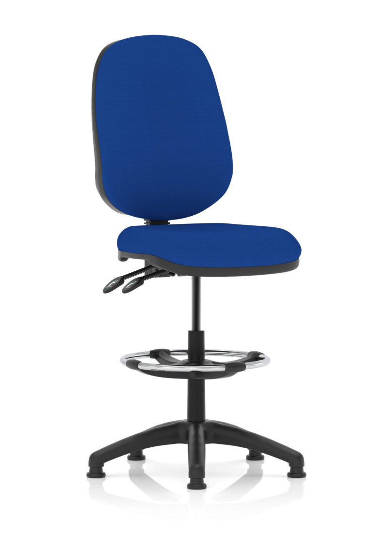 eclipse plus ii task operator office chair with hi rise draughtsman kit