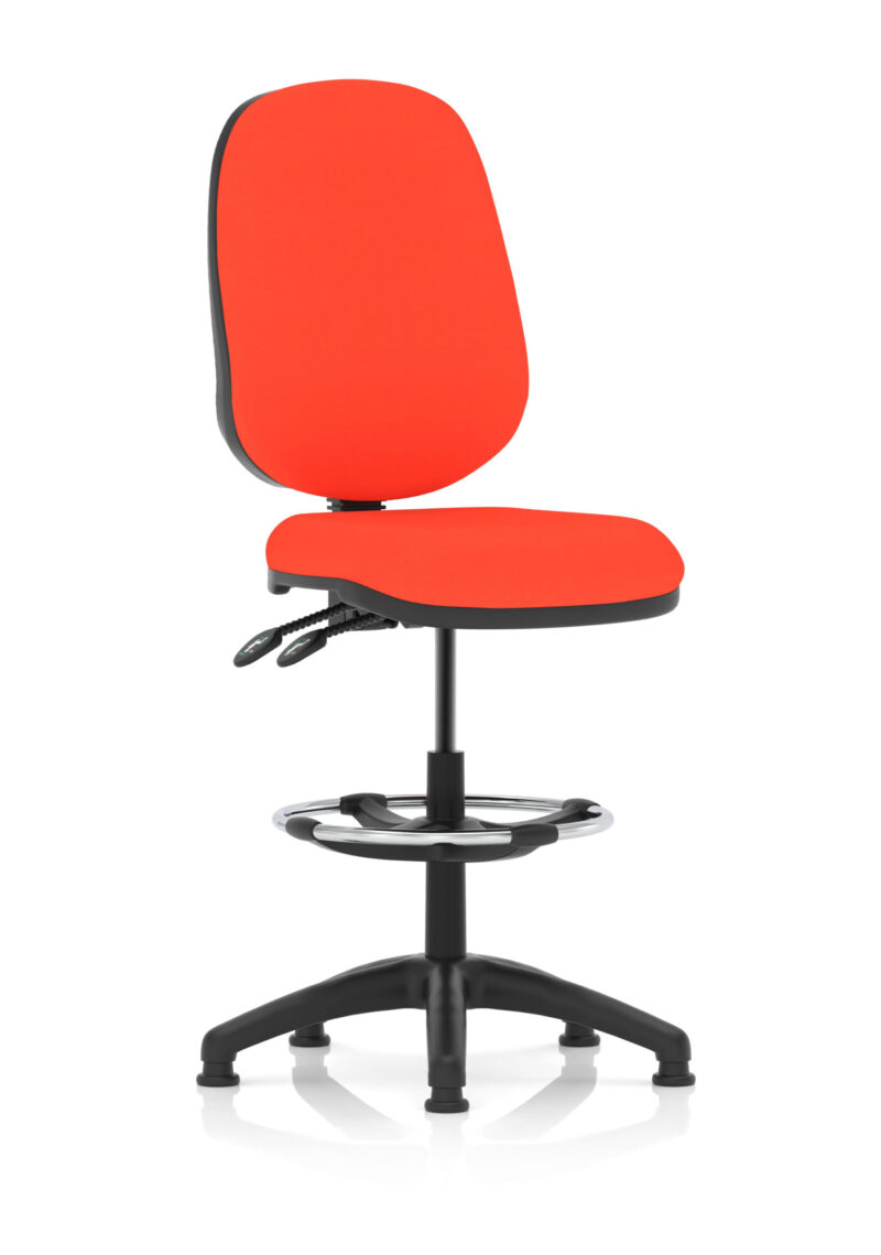 eclipse plus ii task operator office chair with hi rise draughtsman kit