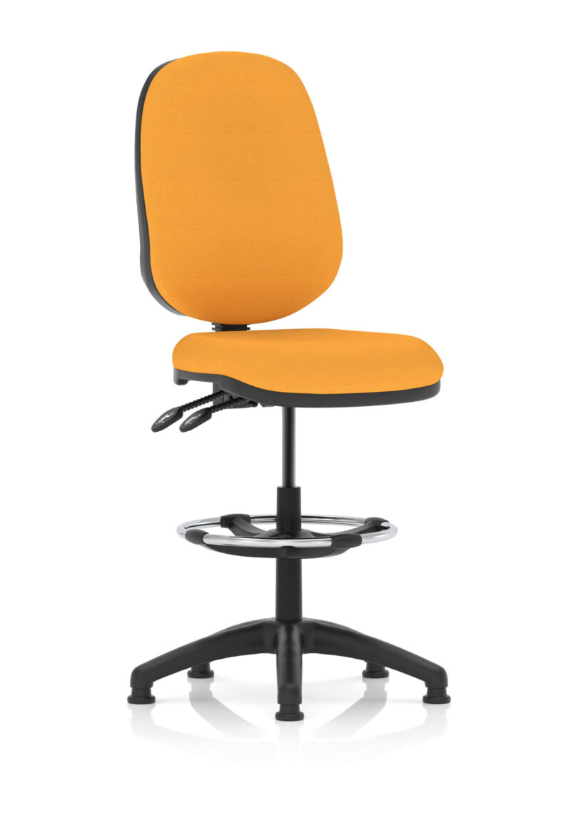 eclipse plus ii task operator office chair with hi rise draughtsman kit