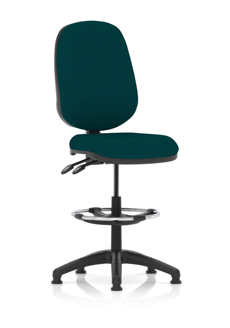 eclipse plus ii task operator office chair with hi rise draughtsman kit