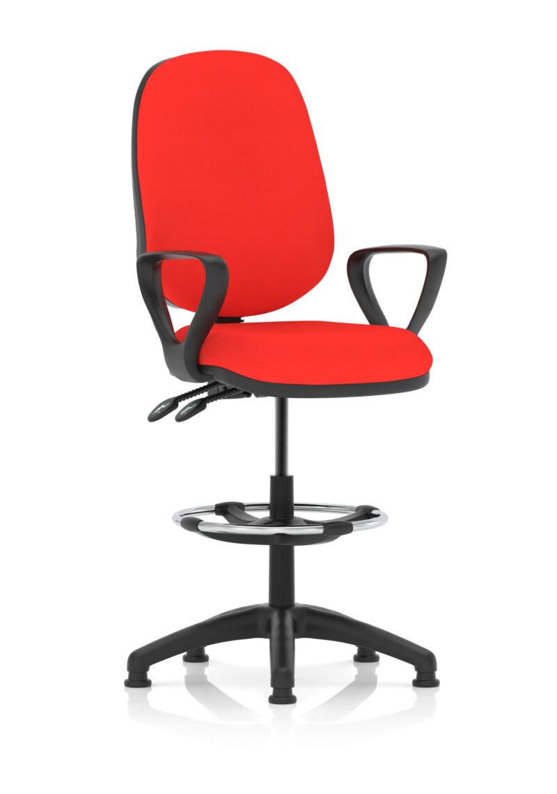 eclipse plus ii task operator office chair with hi rise draughtsman kit
